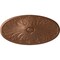 Ekena Millwork Madrid Ceiling Medallion, Hand-Painted Polished Copper, 24 3/4"W x 12 1/2"H x 1 3/4"P CM24X12MAPOS - alternate 1